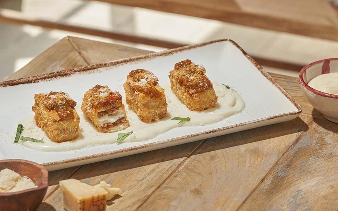 CROQUETE GRANDE DI LASAGNE ALLA BOLOGNESE